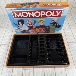 BOX AND TRAY ONLY Monopoly Naruto Shippuden Game 2021 Replacement